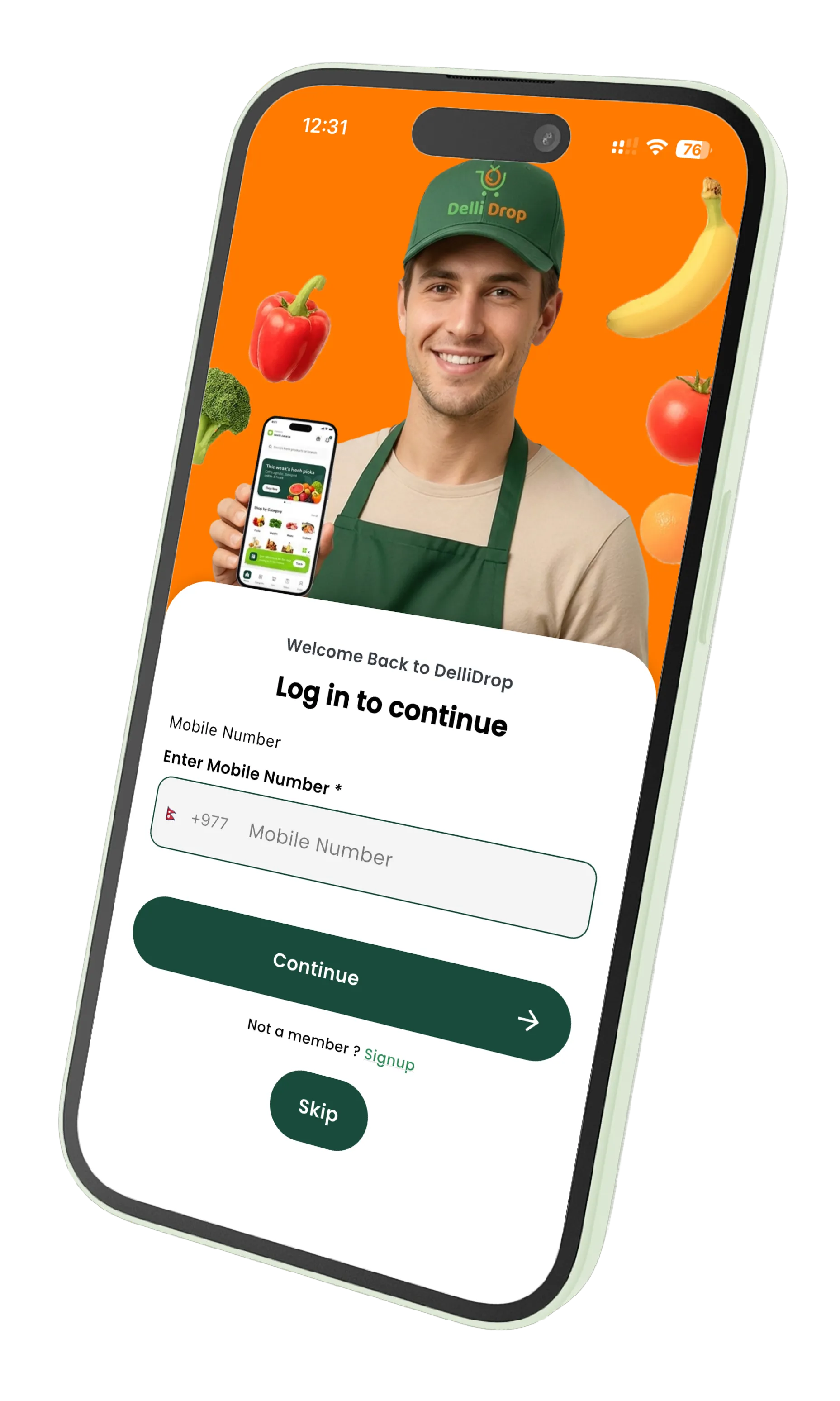 DelliDrop Login